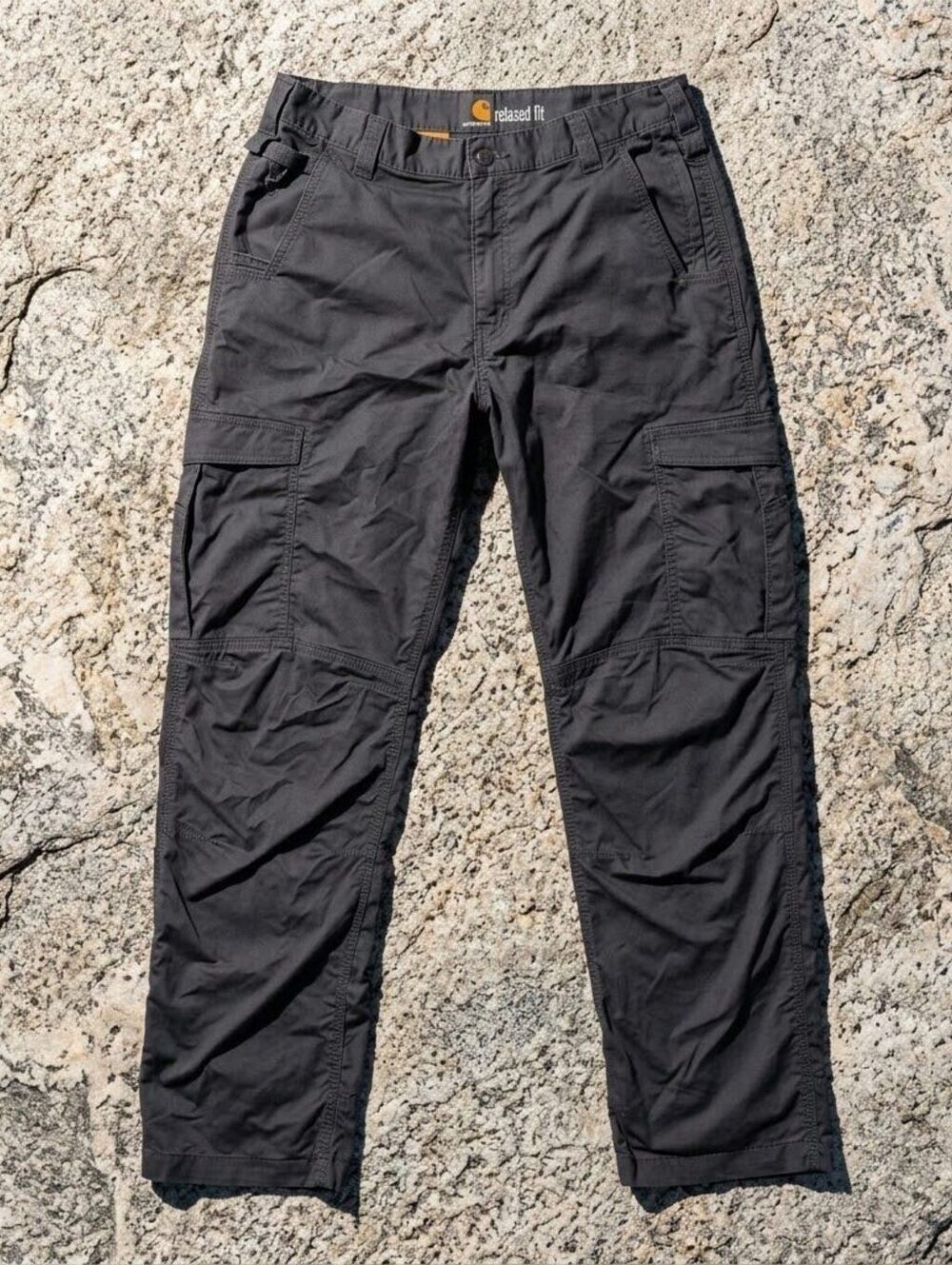 Carhartt Mens 36x34 Grey Relaxed Fit Cargo Pants Cocona 37.5 Workwear Gorpcore